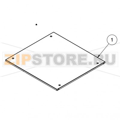 Верхняя крышка Alto Shaam 500-1D Верхняя крышка Alto Shaam 500-1DЗапчасть на сборочном чертеже под номером: 1Количество запчастей в комплекте: 1