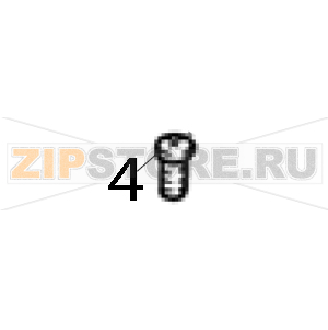 Screw, M3x6 round + Ni, MOQ 50 pcs TSC TTP-243 Pro Screw, M3x6 round + Ni, MOQ 50 pcs TSC TTP-243 ProЗапчасть на деталировке под номером: 4
