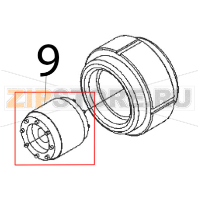 Rotore TF Sirman TC 12 E Rotore TF Sirman TC 12 EЗапчасть на деталировке под номером: 9