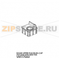 Door upper fulcrum-cap Unox XVC 304