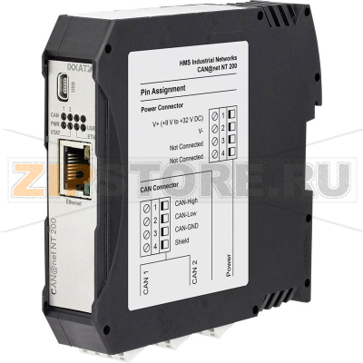 Шлюз сетевой, Ethernet, RJ-45 Ixxat 1.01.0332.20000 