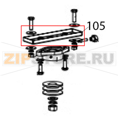 Adjusting seat Hurakan HKN-20SN2V Adjusting seat Hurakan HKN-20SN2VЗапчасть на деталировке под номером: 105