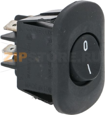 ЧЕРНЫЙ ДВУПОЛЮСНЫЙ ПЕРЕКЛЮЧАТЕЛЬ 16A 250В 