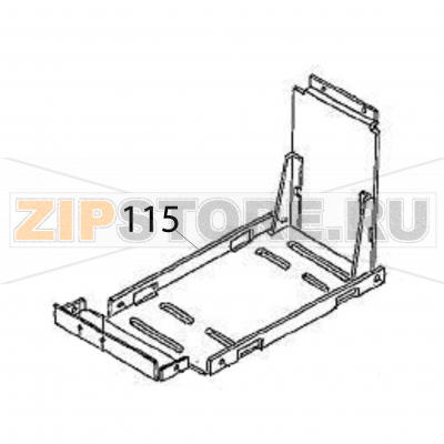 Center frame (B) assy Sato HR212 TT Center frame (B) assy Sato HR212 TTЗапчасть на деталировке под номером: 115Название запчасти на английском языке: Center frame (B) assy Sato HR212 TT.