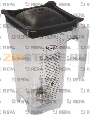 ЕМКОСТЬ МИКСЕРА В КОМПЛЕКТЕ 140X140X235 MM 