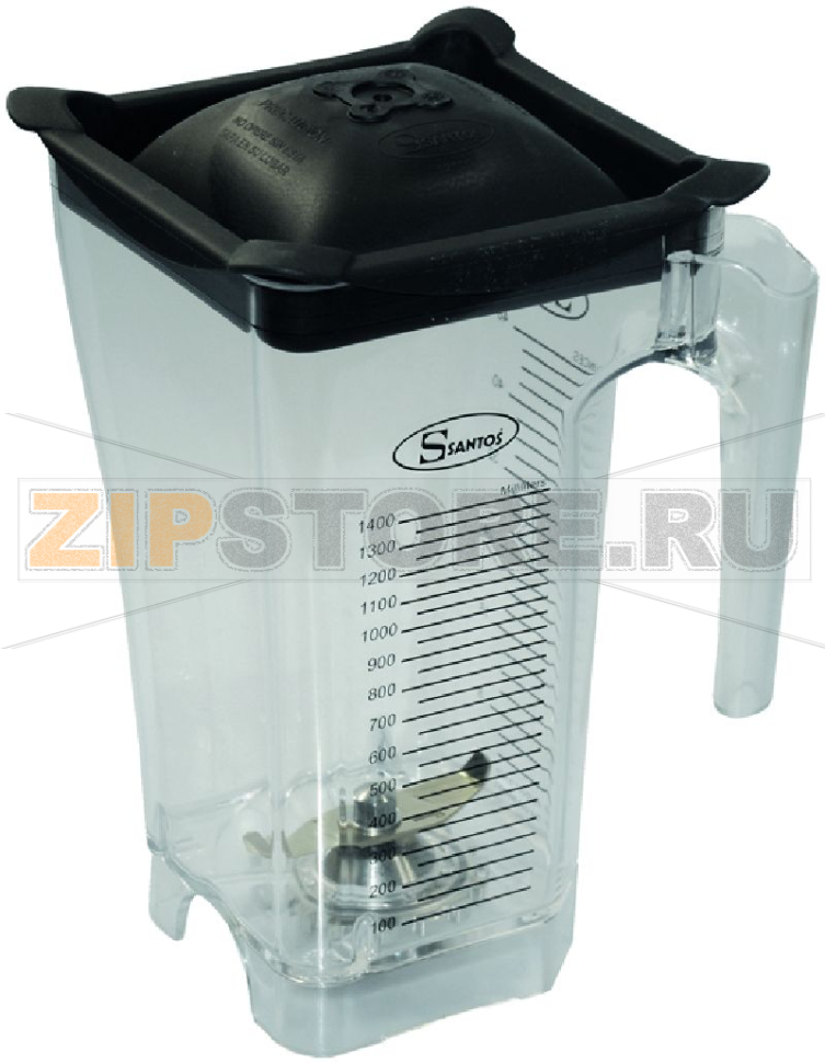 ЕМКОСТЬ МИКСЕРА В КОМПЛЕКТЕ 140X140X235 MM 