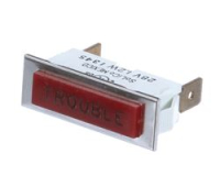 24V RED LENS TROUBLE LAMP