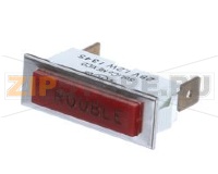 24V RED LENS TROUBLE LAMP