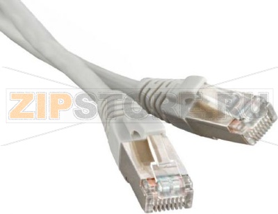 Hyperline PC-LPM-STP-RJ45-RJ45-C5e-10M-LSZH-GY Патч-корд F/UTP, экранированный, Cat.5e, LSZH, 10 м, серый 