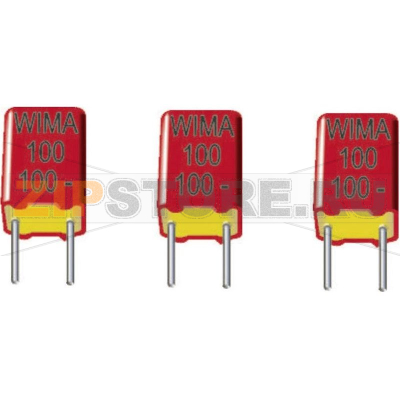 Конденсатор тонкопленочный 470 пФ, 630 В/DC, 20 %, 5 мм, 7.2x4.5x6 мм Wima FKP2J004701D00HSSD-1 