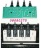CLAVIER 4T+1V 74X6815