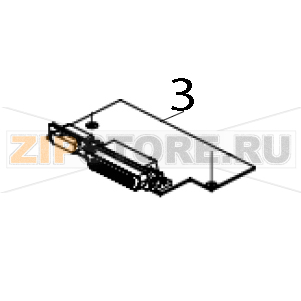 GPIO, DB15 TSC PEX-1261 GPIO, DB15 TSC PEX-1261Запчасть на деталировке под номером: 3