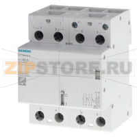 ДИСТАНЦИОННЫЙ ВЫКЛЮЧАТЕЛЬ 4НО 40А 230/230В AC Siemens 5TT4464-0