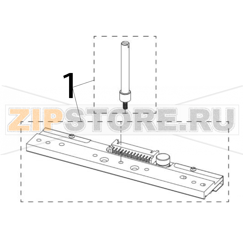 Печатающая термоголовка TSC MB340T (203dpi) Печатающая термоголовка для принтера TSC MB340T (203dpi)Запчасть на деталировке под номером: 1