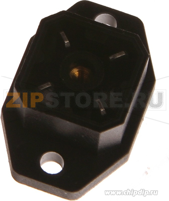 Разъем квадратный, IP65, 4 контакта Hirschmann G 4 A 5 M GREY 