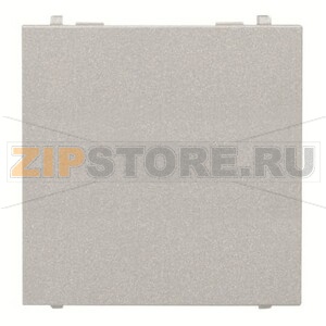 Заглушка двухмодульная, серебристая ABB 2CLA220000N1301 