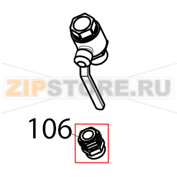 Pressacavo PG21 con dado Tecnoinox FRS70E7 Pressacavo PG21 con dado Tecnoinox FRS70E7Запчасть на деталировке под номером: 106