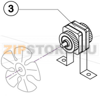 Fan motor air 110/115V 60 Hz Brema GB 1555