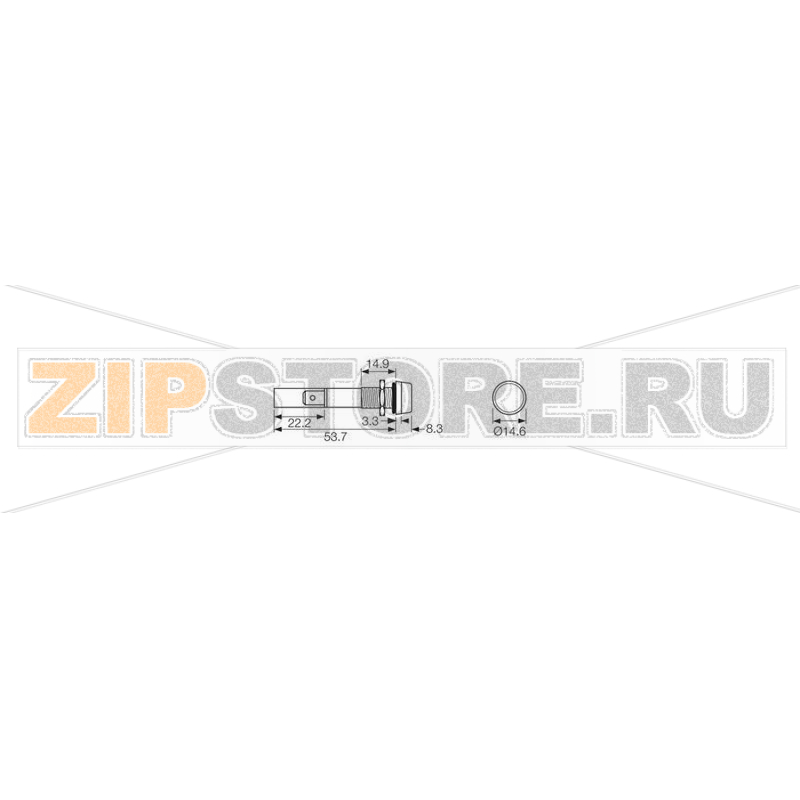 Лампа светодиодная 12 В/DC, сигнальная, оранжевая Arcolectric C0277OSLAB 