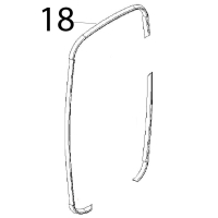 External glass gasket Angelo Po FC1011G