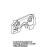 Cheftop/Bakertop handle screws cover Unox XBC 405