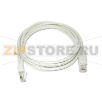 патч-корд неэкранированный UTP, категория 5Е, 3м, белый