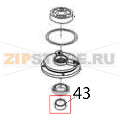 Seal sleeve Hurakan HKN-IP10F Seal sleeve Hurakan HKN-IP10FЗапчасть на деталировке под номером: 43