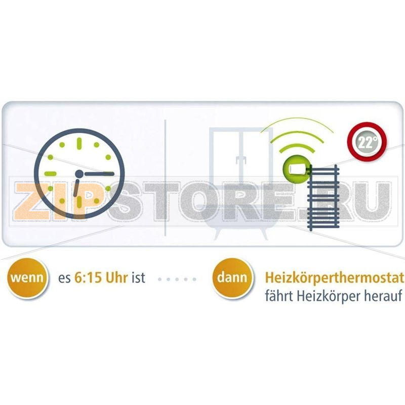 Терморегулятор для радиатора, дальность сигнала: 20 м Devolo Hoмe Control 