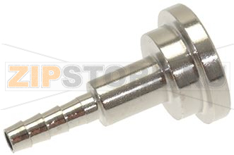 STRAIGHT NIPPLE WITH FLAT STEM 1/2 