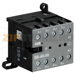 Миниконтактор B6-40-00, 9 A, 400 B, AC3, катушка: 400 В/АС ABB GJL1211201R8005 