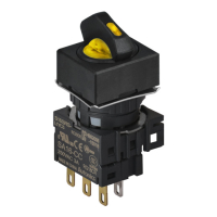 Переключатель селекторный, Ø отверстия: 16 мм Autonics S16SRS-L6YC24