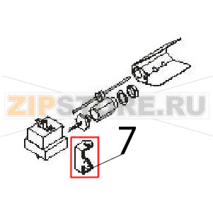 Thermostat bulb support Angelo Po FM611E1 Thermostat bulb support Angelo Po FM611E1Запчасть на деталировке под номером: 7