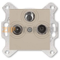 Розетка TV-R-SAT, кофе макиато ABB 2CHH083303A6018