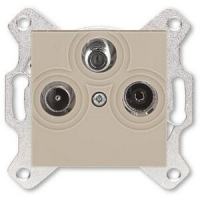 Розетка TV-R-SAT, кофе макиато ABB 2CHH083303A6018