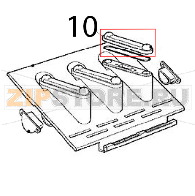Coperchio in plastica Scotsman B 40 Coperchio in plastica Scotsman B 40Запчасть на деталировке под номером: 10