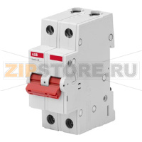 Выключатель нагрузки двухполюсный 50 A, BMD51250 ABB 2CDD642051R0050