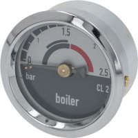 PRESSURE GAUGE BOILER ø 43 mm 0÷2.5 bar