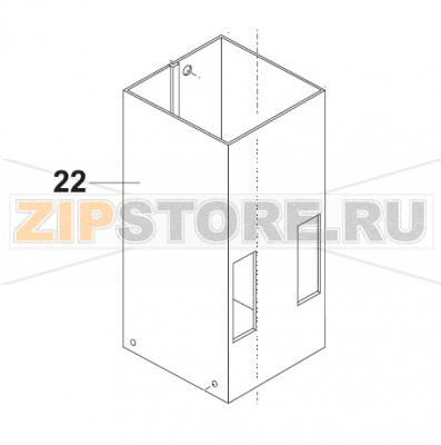 Column, Interm. Part, White Bear Varimixer RN20 VL-2                                                                                 Column, Interm. Part, White Bear Varimixer RN20 VL-2Запчасть на сборочном чертеже под номером: 22Название запчасти на датском&nbsp;языке: Column, Interm. Part, White Bear Varimixer RN20 VL-2