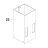 Column, Interm. Part, White Bear Varimixer RN20 VL-2                                                                                