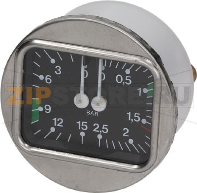 МАНОМЕТР БОЙЛЕРА-НАСОСА Ø 63 ММ 