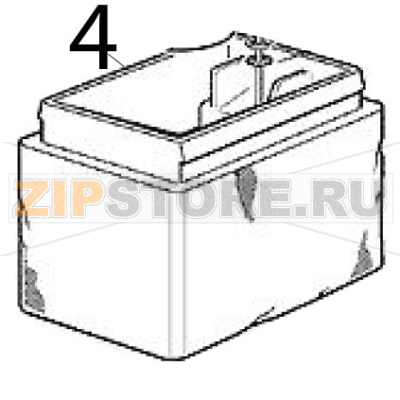 Vaschetta acqua Scotsman BF 80 Vaschetta acqua Scotsman BF 80Запчасть на деталировке под номером: 4