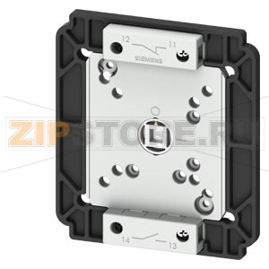 Auxiliary switch, 1NO+1NC 20-150ms leading, for four-hole front mounting, for floor mounting and encapsulated switches, Аксессуар для main and emergency off switch 3LD2 for 160 - 250A and for molded case switch 3LD5 UL for 100A-150A Siemens 3LD9240-5D 