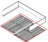 Grid of cast iron 455x300 mm Angelo Po 1G0GRE   