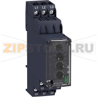 Реле контроля обрыва фаз 380, 380 - 480, 480 В/DC, В/AC Schneider Electric RM22TR33