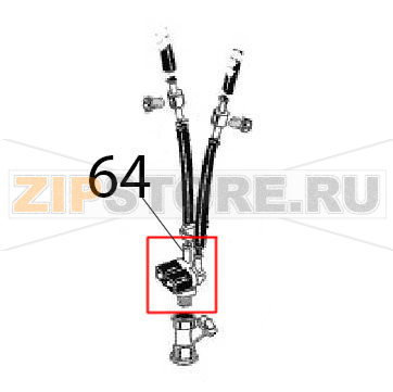 Solenoid valve 3/4&quot;&quot; 1in-2out Angelo Po FC241G Solenoid valve 3/4"" 1in-2out Angelo Po FC241GЗапчасть на деталировке под номером: 64