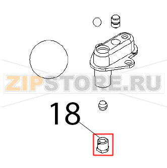 Dado serrabicono Ø: 6 Angelo Po 2N1FAGF Dado serrabicono Ø: 6 Angelo Po 2N1FAGFЗапчасть на деталировке под номером: 18