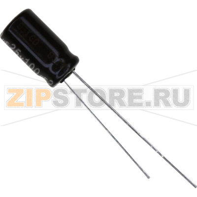 Конденсатор 100 мкФ, 25 В, (Ø) 6.3 мм, 1 шт Panasonic EEU-EB1E101S 