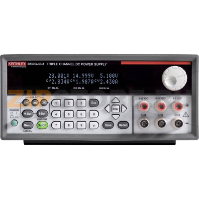 Блок питания лабораторный, 19 дюймов, 0-30.1 В, 0-3 А, 195 Вт, USB Tektronix 2230G-30-3 