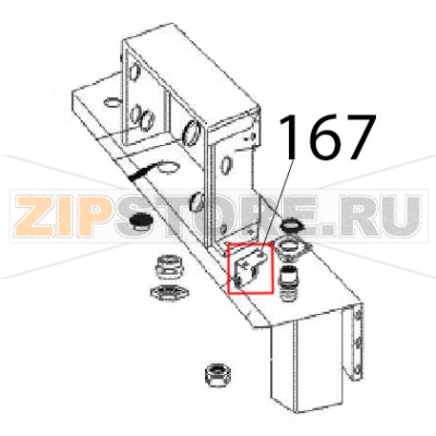 Support solenoid valve Angelo Po FC241G Support solenoid valve Angelo Po FC241GЗапчасть на деталировке под номером: 167