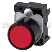 АКТУАТОР КНОПКИ С ВЫСОКИМ ФРОНТАЛЬНЫМ КОЛЬЦОМ (12MM), 22MM, КРУГЛ., ПЛАСТИК, КНОПКА КРАСНАЯ ПЛОСКАЯ, БЕЗ ФИКСАЦИИ, С ДЕРЖАТЕЛЕМ, С ГРАВИРОВКОЙ ЛАЗЕРОМ, ВЕРХНИЙ РЕГИСТР Siemens 3SU1200-0EB20-0AA0-Z&nbsp;Y11